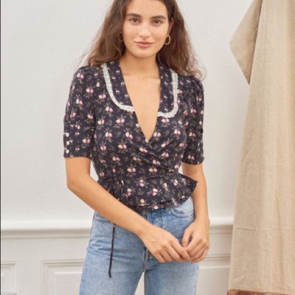 Rouje Daniella Wrap Top